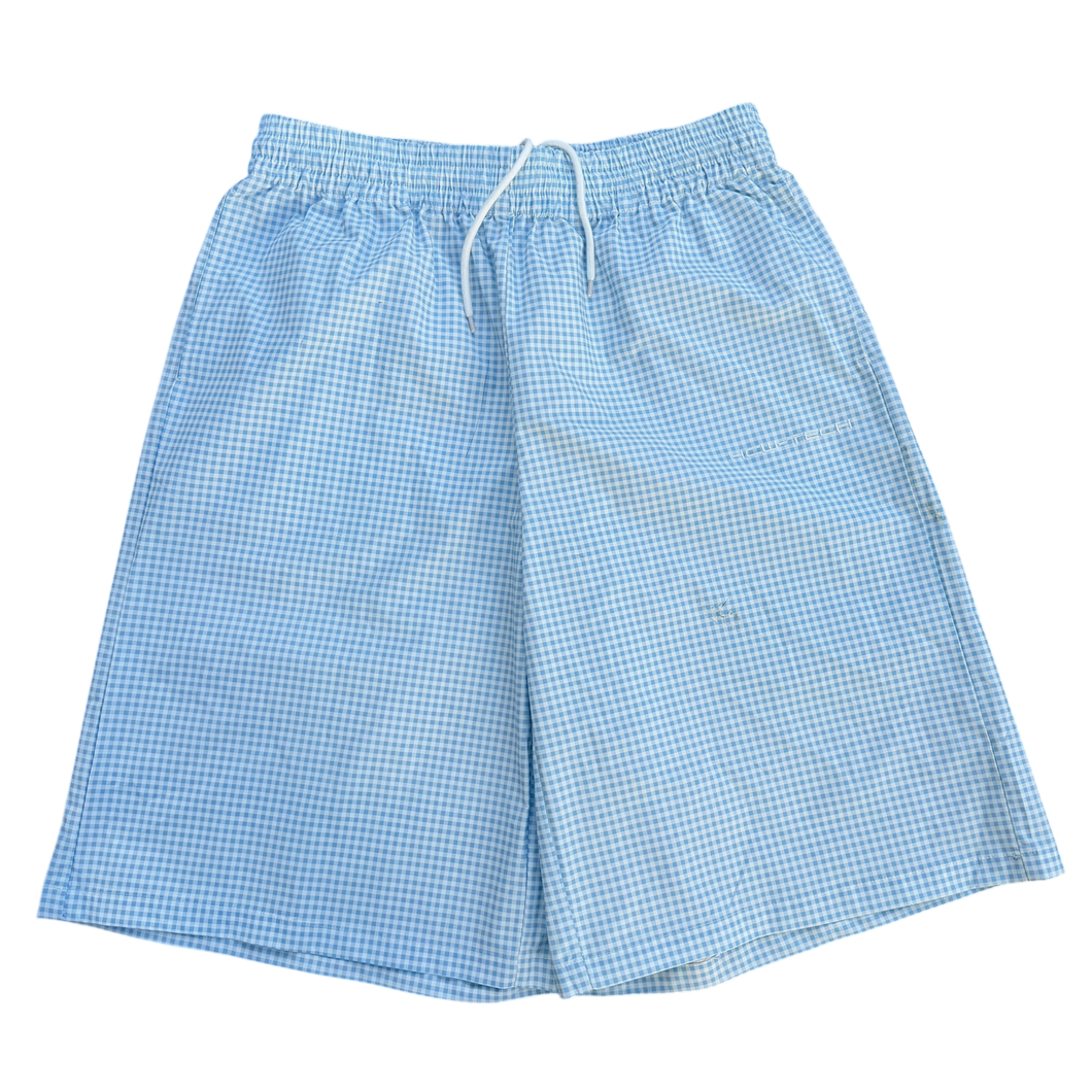TECH SHORTS (BLUE PLAID)