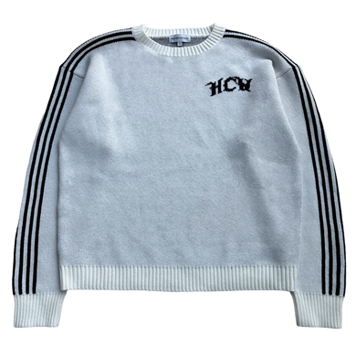 TRACK KNIT (WHITE/BLACK)